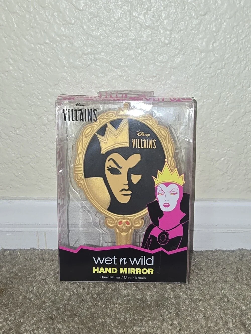 wet n wild Gold & Black Disney Villains Evil Queen Hand Mirror